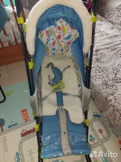 Детские зимние санки на колесах