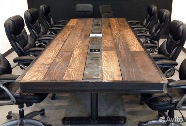 Изготавливаем столы Лофт обеденные