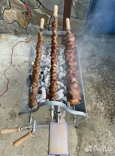 Мангал с электроприводом