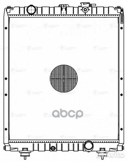 Радиатор охлаждения двигателя LRC0809 luzar