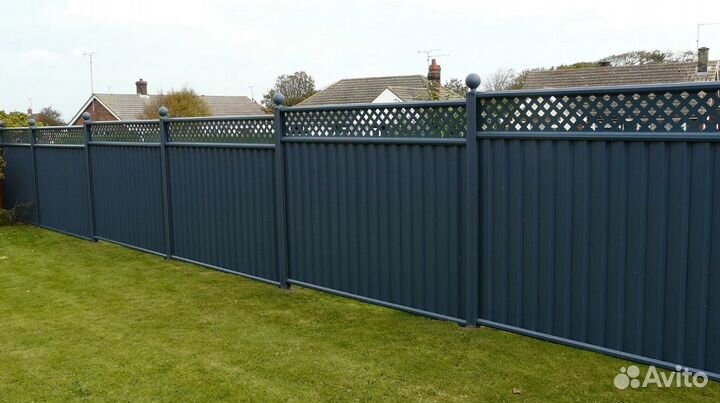 Забор металлический профессионально качественно