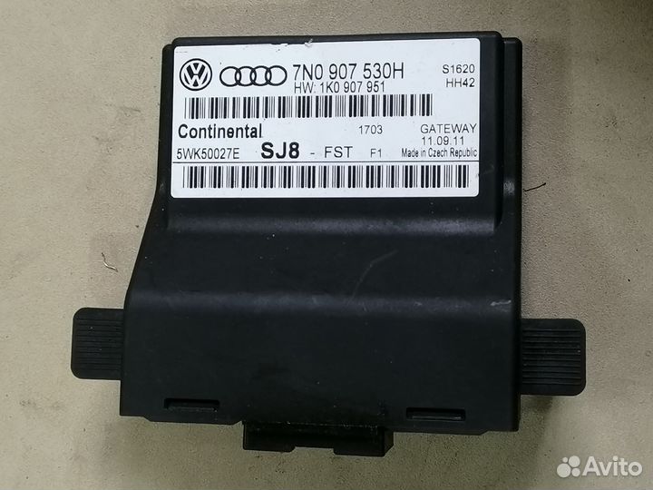 Блок комфорта 7N0907530H для VW Golf VI 2009-2013