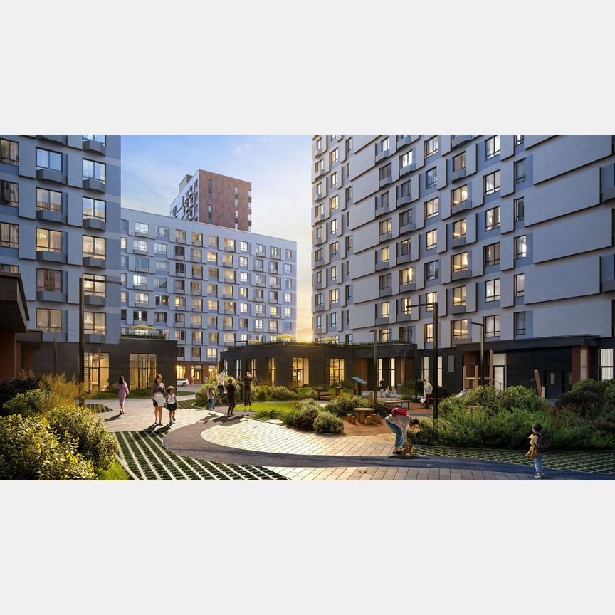 2-к. квартира, 48,7 м², 13/19 эт.