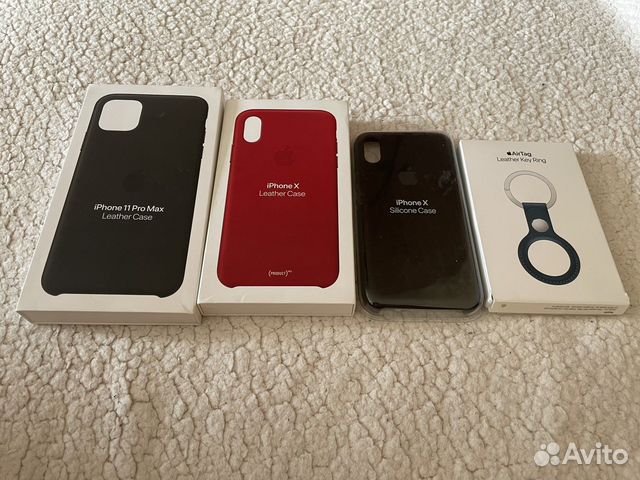 Apple Leather Silicone Case
