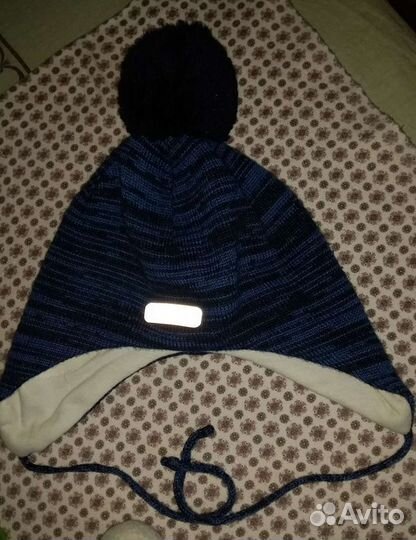 5 шапок и р. 46-50 и варежки демисезон/межсезонье