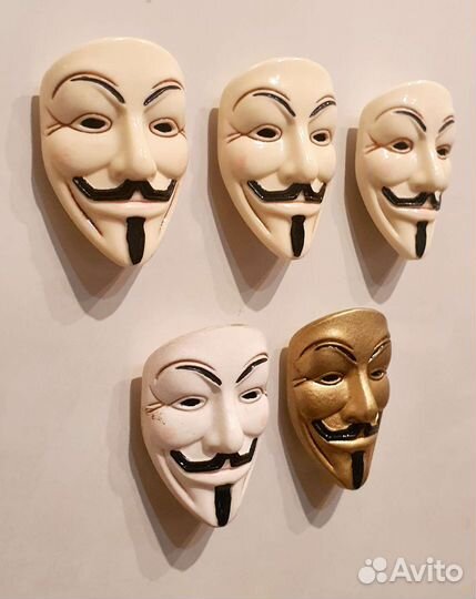 Магнитик, маска Гая Фокса, Вендетты