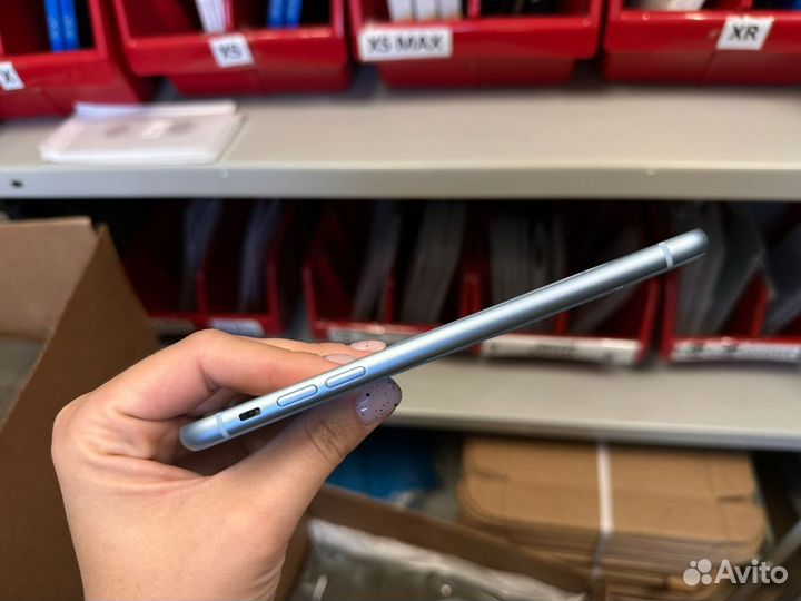 Корпус iPhone XR синий (Арт.33038)