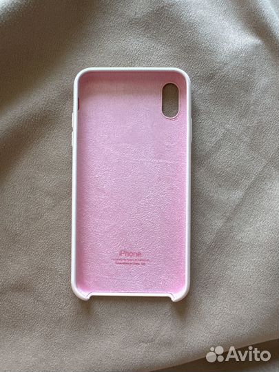 Чехол розовый на iPhone айфон XS Max