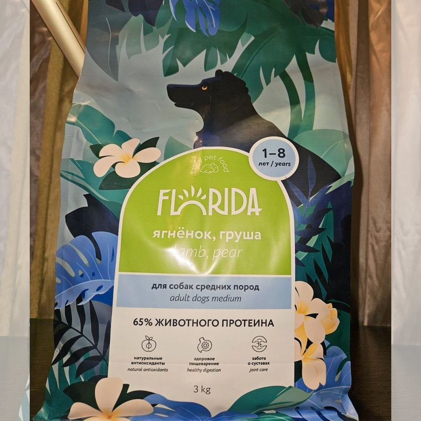 Florida корм для собак средних пород