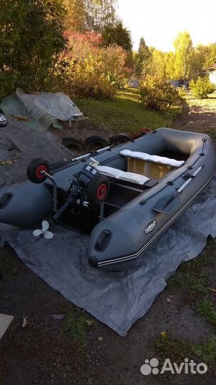 Лодка пвх 340 с мотором бу 3.5