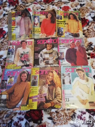 Журналы по вязанию спицами 49 штук
