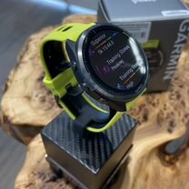 Смарт-часы Garmin Forerunner 965 Black с желто-чер