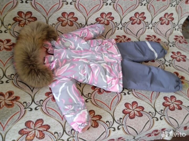 Зимний костюм для девочки 98