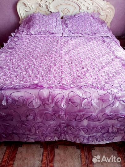 Покрывало на 2 х спальную кровать бу