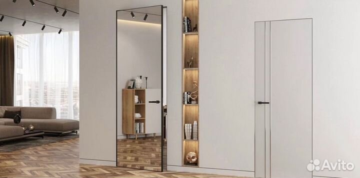 Алюминиевый теневой скрытый плинтус