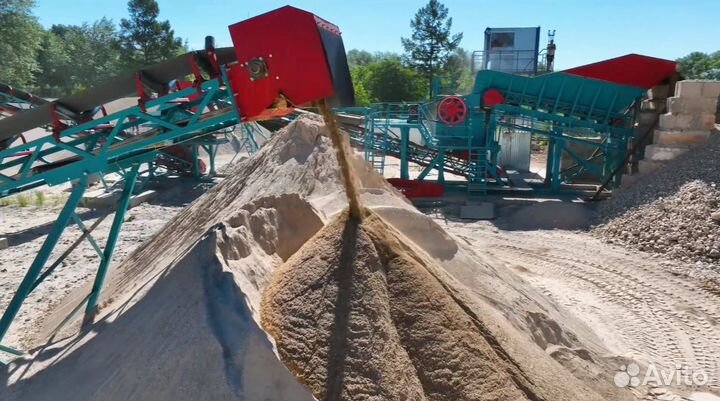 Комплекс дск, дробление, сортировка щебня