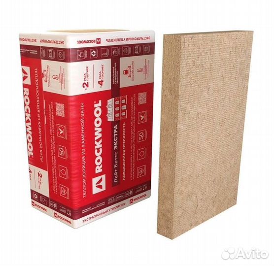 Утеплитель Rockwool Лайт Баттс Экстра