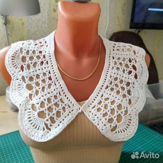 Воротники и пояса вязанные