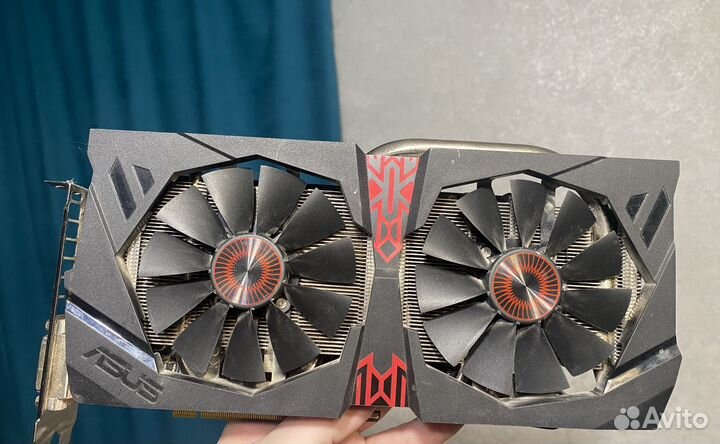 Видеокарта asus strix R9 380x oc