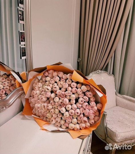 Цветы букеты 101 роза