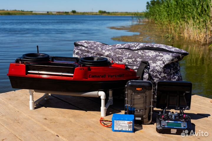 Прикормочный кораблик CamaraD Speed vertolet