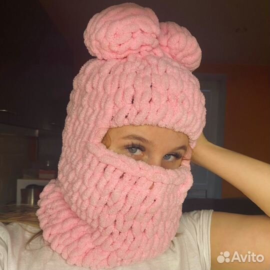 Шапка балаклава женская