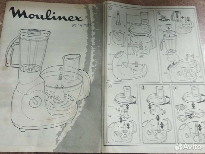 Кухонный комбайн moulinex fp6011