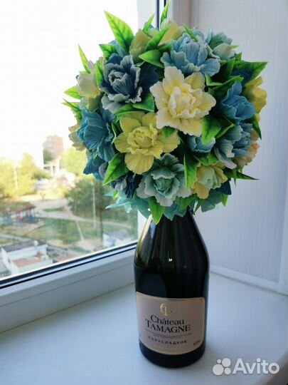 Букет цветов из мыла