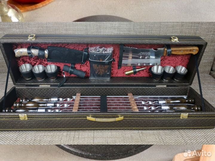 Набор шампуров Подарочный набор для шашлыка