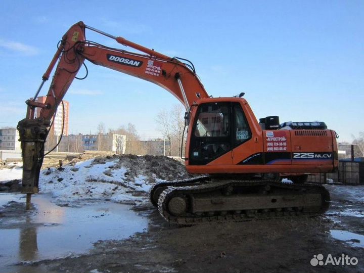 Аренда колесного/гусеничного экскаватора от 2 мес