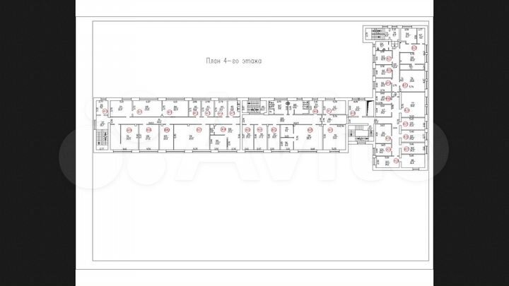 Офис в бц на ул.Фабричная, 4 этаж. 27 м2 - без ком