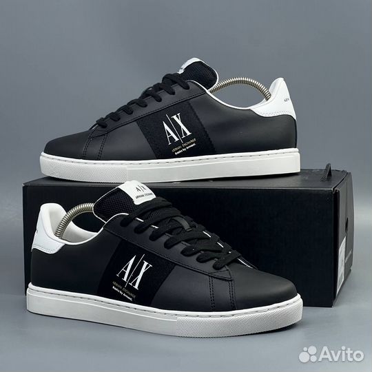 Кеды Armani Exhange мужские кожаные