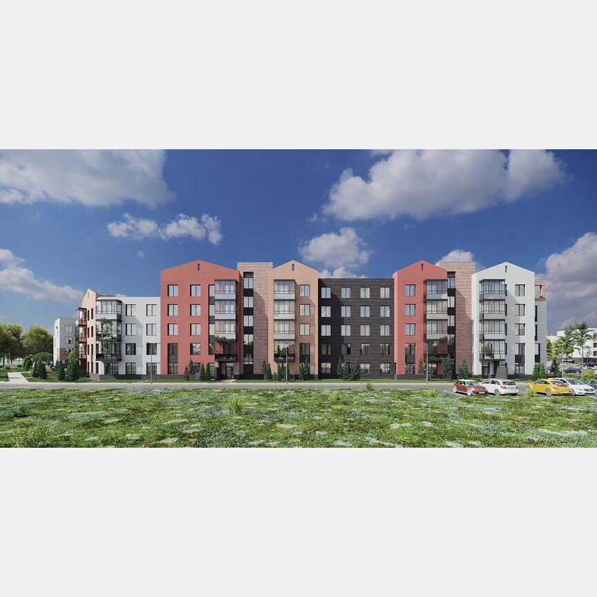 3-к. квартира, 87,1 м², 4/5 эт.