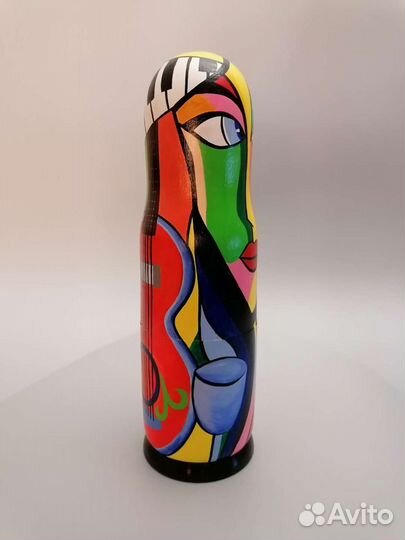 Матрешка футляр для вина под бутылку 0.75