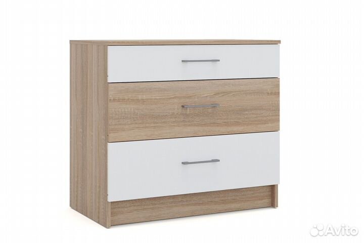 Алёна Спальня с 4-х дверным шкафом (Дуб сонома/Белый)