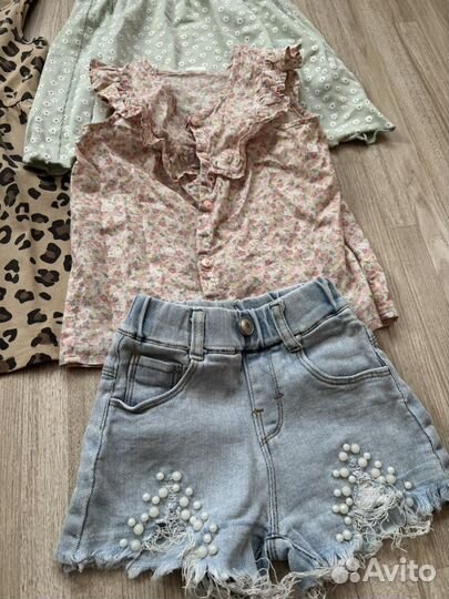 Летние вещи на девочку 98