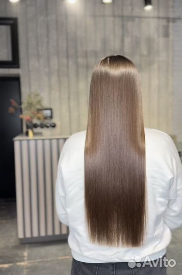 Кератиновое выпрямление