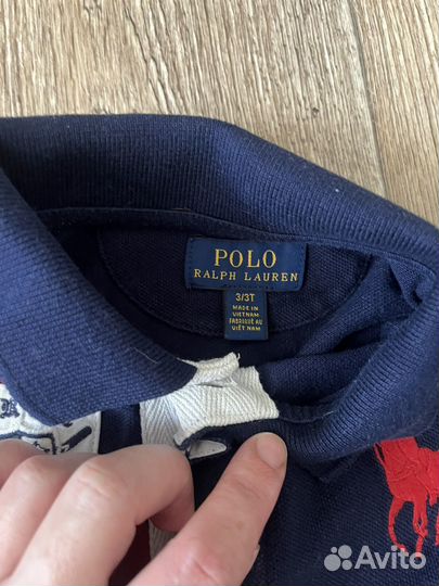 Polo ralph lauren футболка детская
