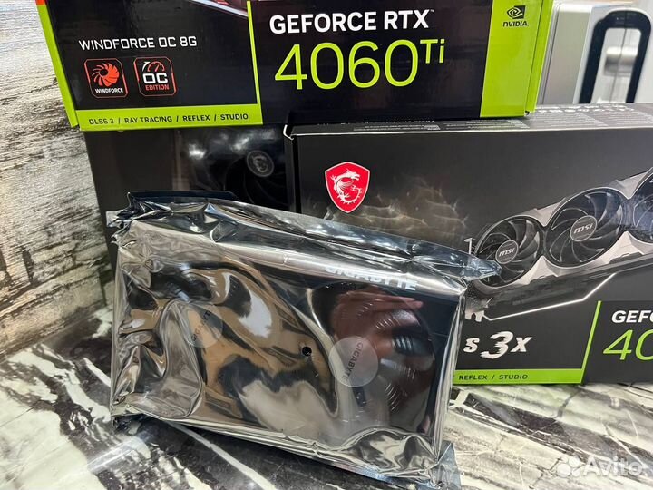 Видеокарты RX480/580 invidia GTX/1070Ti/1080TI/166