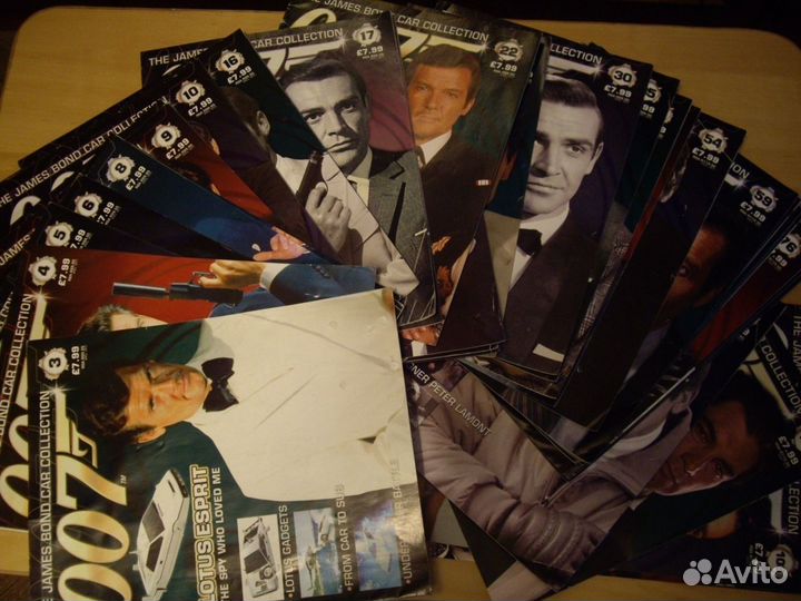 Журналы евросерии James Bond Car Collection