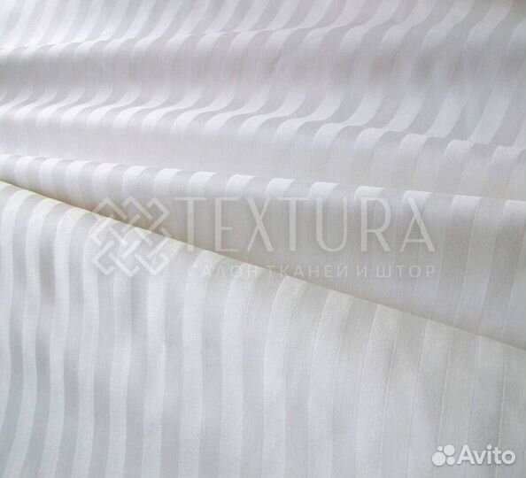 Ткань сатин страйп для отелей и гостиниц