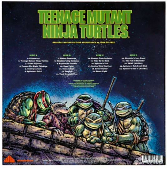 Черепашки Ниндзя Vinyl Soundtrack 1-3