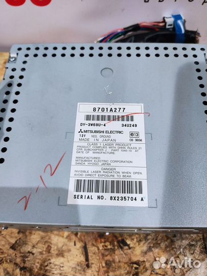 Штатная магнитола Митсубиси Лансер 10