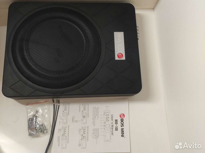 Active Aluminum Subwoofer Super car Audio BOS-10G
