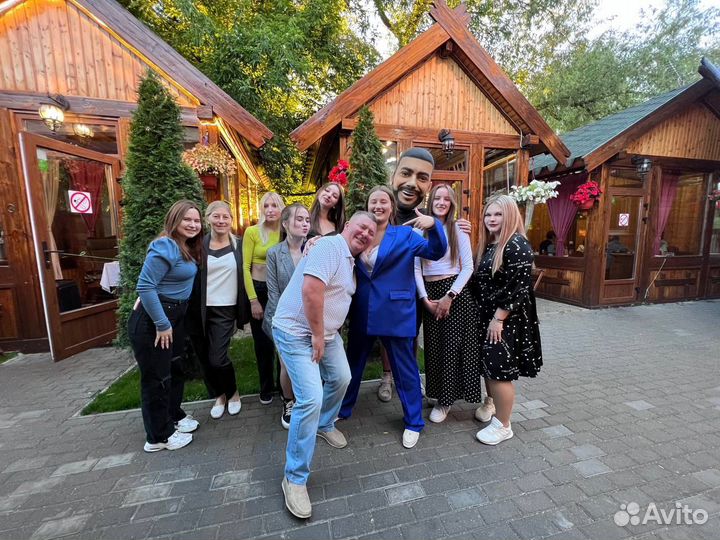 Ростовые куклы, звёзды.Шуточный стриптиз.Аниматоры