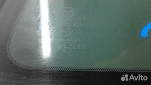 Стекло кузова боковое заднее правое mazda CX-9 1