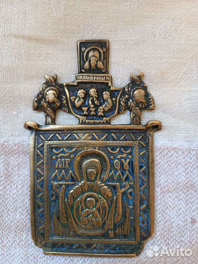Старинные иконы металлические