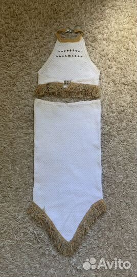 Трикотажный костюмчик для девочки вязанный крючком