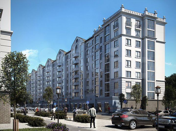 2-к. квартира, 60,2 м², 5/9 эт.