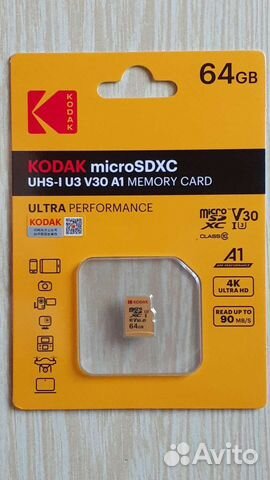 Kodak 64Гб карты microSD